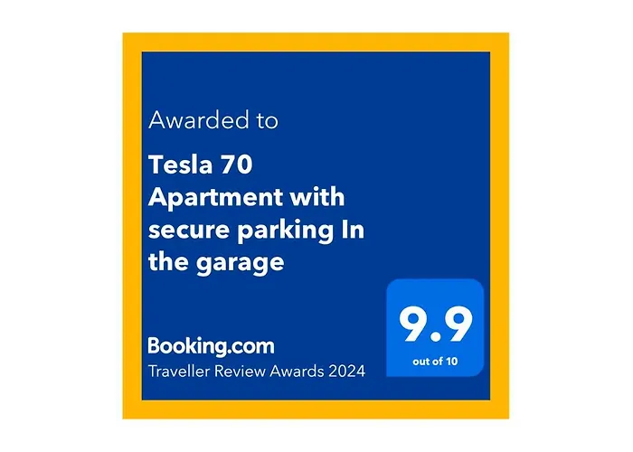 Tesla 70 Apartment With Secure Parking In The Garage